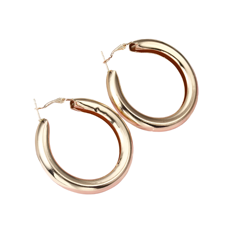 Exaggerated Fashion Alloy Ring Earrings